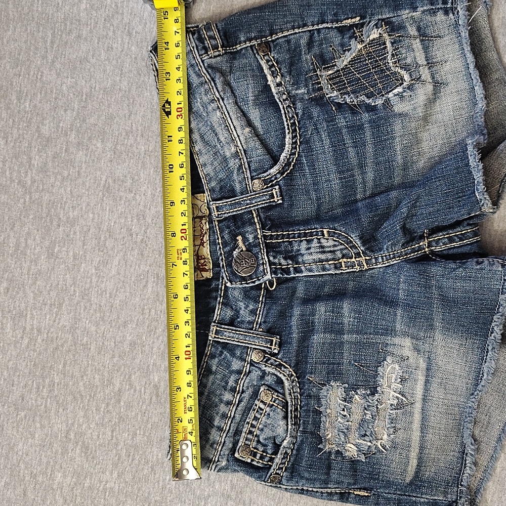 Denim Distressed Women's Shorts BKE BY BUCKLE FRAYED - Picture 13 of 16